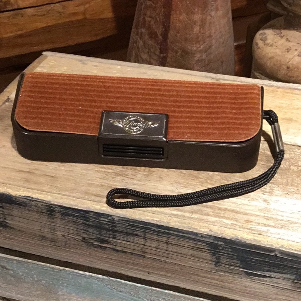 Vintage Rare Bausch & Lomb Wings Corduroy CASE